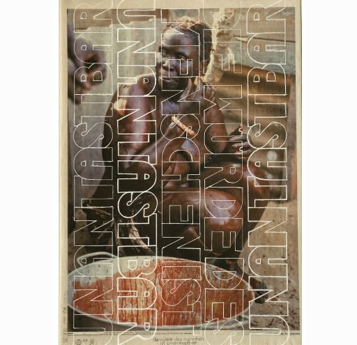 - die Würde des Menschen ist unantastbar - 2021  Mischtechnik   80x60cm