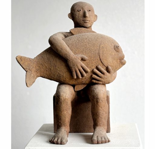 A SPECIAL RELATIONSHIP  2024   Keramik, gefärbt  37x28x23cm