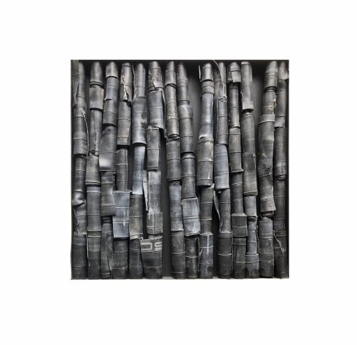 structures&orders  nr.74   Fahrradschlauch   45x45x3cm